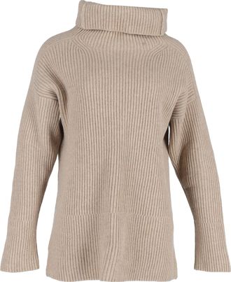 Joseph Oversized Sweater in Beige Wool