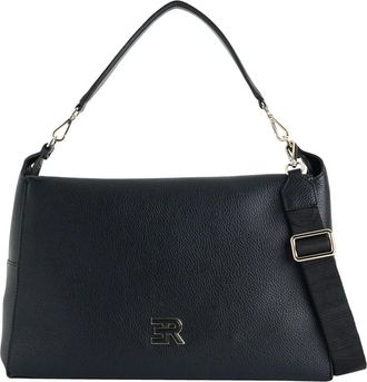 Ermanno Scervino Large Hobo Victoria - Dames - Schoudertassen - Zwart - ONE Size - Leer - Tassen