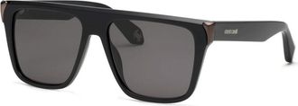 Roberto Cavalli SRC094M 700Y Mens Sunglasses Black Size 57