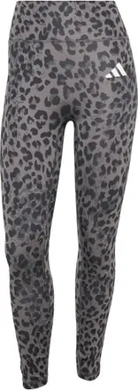 adidas Optim&eacute; Essentials Leopard 7/8 Leggings Leggings f&uuml;r Damen | grau