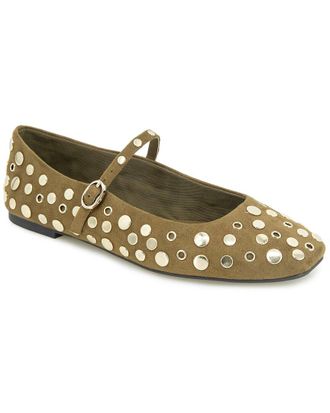 Kenneth Cole Jasper Stud Loden Flat