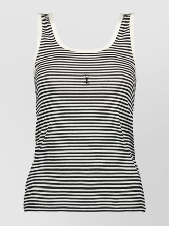 Saint Laurent striped tank top cassandre