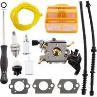 OEM Carburador Con Junta, Filtro De Aire Y Manguera De Combustible Para Motosierras Husqvarna 445, 445e, 450 Y 450e. Tambi&eacute;n Compatible Con Motosierras Jo