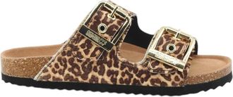 Colors Of California Leo Slide - Dames - Sandalen - Veelkleurig - 36 EU - Leer - Schoenen