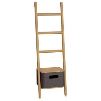Vitra Toallero Vertical - Tipo Escalera - Antracita Mate - Caj&oacute;n Integrado - Montaje En Pared