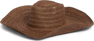Steve Madden Maria Oversize Floppy Hat in Chocolate at Nordstrom Rack