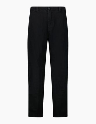 Stone Island Mens Stone Islands Broken Twill Old Effect Cargo Pants in Black - Size: 34