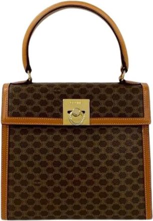 Celine Pre-owned Handbags, female, Brown, Size: ONE SIZE Pre-owned Vintage Satchel