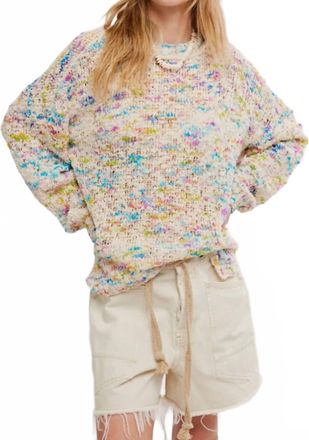 Free People Harlyn Pullover In Cream