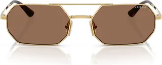 Vogue Sunglasses Vo4329 S 280/73 Gold/Dark Brown Women
