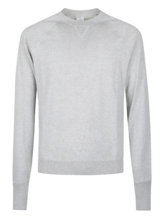 Eleventy raglan crew-neck sweater - Grey