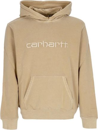 Carhartt Work in Progress Lichtgewicht Hoodie Duster Stoffig Bruin - Heren - Hoodies - Beige - XL - Katoen - Hoodies & sweatvesten