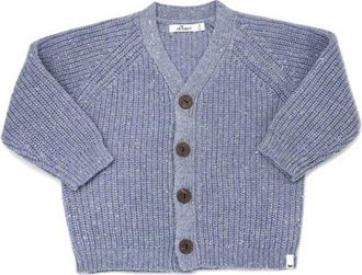Oh Baby! Grandpa Knitted Cardigan-Toddler, Little Kid in Fog Confetti at Nordstrom, Size 2-3T