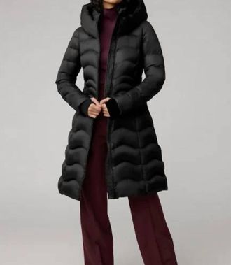Soia & Kyo Lita-V Puffer Jacket In Black