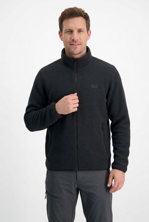 Jack Wolfskin Fleecejacke JACK WOLFSKIN LITE CURL FZ M, Herren, Gr. XL (54/56), schwarz, Obermaterial: 100% Polyester. Futter: 100% Polyester, normal, Jacken Fleece