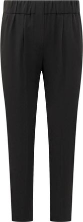 Brunello Cucinelli Tailored Jogger Pantalon - Dames - Slim Fit Broeken - Blauw - XL - Broeken