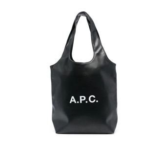 A.P.C. Tote Ninon Small - female - A.P.C. - Shopping Bags - Black - ONE SIZE - Bags