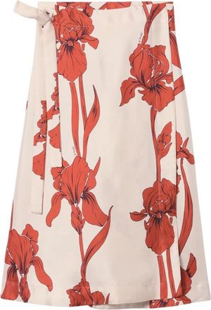 La DoubleJ Pareo Midi Rok - Dames - Midirokken - Veelkleurig - L - Rokken