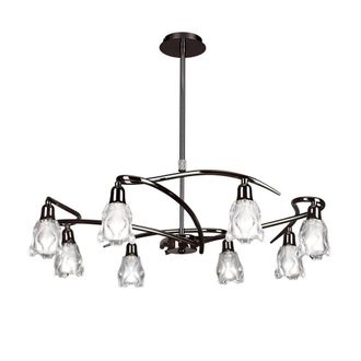 Netlighting Amel Telescopic 8 Light L1SGU10 Black Chrome