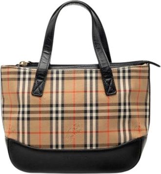 Burberry Pre-owned Tote Bags, female, Beige, Size: ONE SIZE Pre-owned Vintage Tote Bag