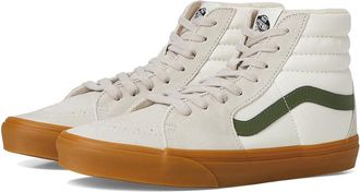 Vans Sk8-Hi Skate Shoes Sport Pop Gray/Multi : Mens 10 - Womens 11.5 Medium, Canvas/Leather/Suede