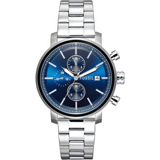 Fossil Rhett Multifunction Quartz Bracelet Watch, 43mm in Silver at Nordstrom Rack