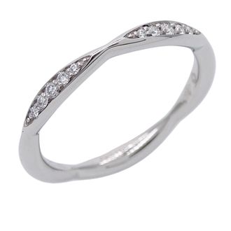 Chanel Silver Platinum 950 Band Ring (Pre-Owned)