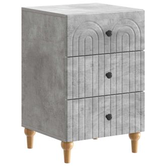 vidaXL Armario De Noche Gris Hormig&oacute;n 43x 41 X 66,5 Cm Vidaxl