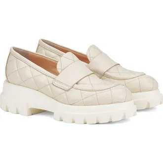 AGL Celeste Matelasse Loafer in Milky at Nordstrom Rack, Size 9.5Us / 39.5Eu