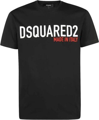 Dsquared2 Cool Fit T-Shirt - Heren - T-shirts - Zwart - 2XL - Katoen - Tops