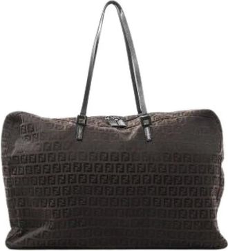 Fendi Pre-owned Weekend Bags, female, Brown, Size: ONE SIZE Pre-owned Weekend Bag