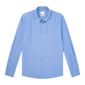 A.P.C. Casual Shirts, male, Blue, Size: XL Harris Shirt