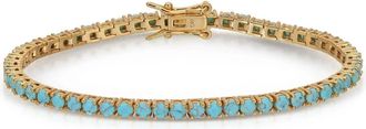 Native Gem Womens Tennis Bracelet In Turquoise