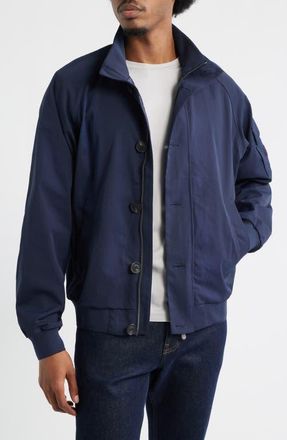 Save The Duck Blade Water Resistant Bomber Jacket in Navy Blue at Nordstrom, Size Xx-Large