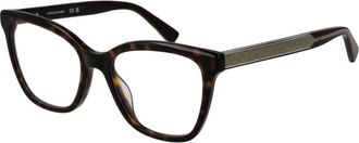 Longchamp Bruine Acetaat Brillen (Monturen)