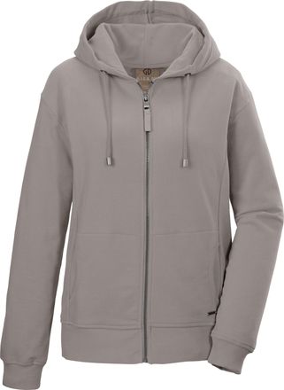 G.I.G.A. DX by killtec Sweatjacke GS 26 WMN SWT JCKT GOTS, Damen, Gr. 34, stein, Obermaterial: 100% Baumwolle;Obermaterial 2: 95% Baumwolle, 5% Elasthan, G.I.G.A. DX BY KILL