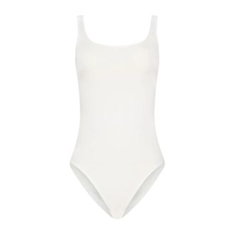 Wolford Jamaika Bodysuit - Dames - Bodies - Wit - M - Katoen - Tops