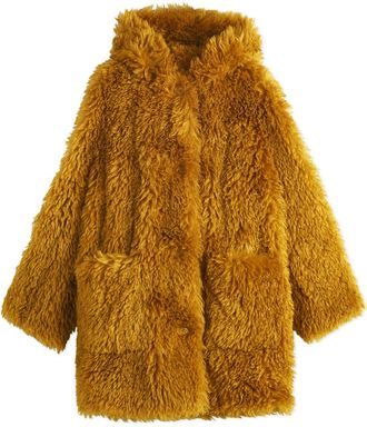Recto Beige 70s Orchid Faux-Fur Coat from $905.00 - on Stylight