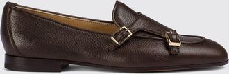 Doucal's Scarpa doppia fibbia Monk Strap in pelle di cervo