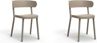 Resol Sillas Casino Resol Pl&aacute;stico Beige (pack De 2)