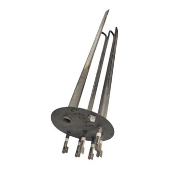 Atlantic Calefactor Trif&aacute;sico Blindado De 3000 W Con Brida De 10 Cm De Di&aacute;metro, Atl&aacute;ntico