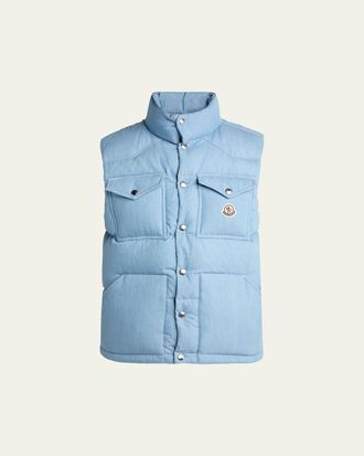 Moncler Mens Quilted Puffer Vest