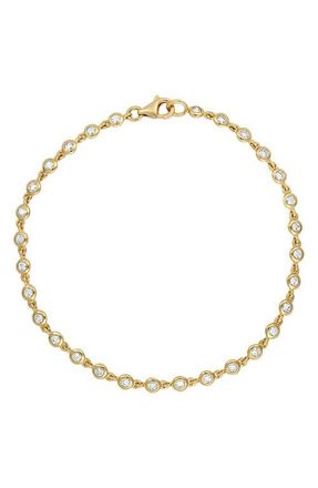 Bony Levy Monaco Diamond Line Bracelet in 18K Yellow Gold at Nordstrom, Size 7