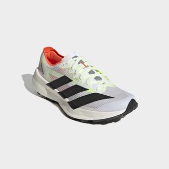 ADIDAS TERREX Trailrunningschuh ADIDAS TERREX AGRAVIC SPEED 2, Herren, Gr. 42,5, cloud wei&szlig;, core schwarz, semi impact orange, Synthetik, Textil, Schuhe Trailrunnin