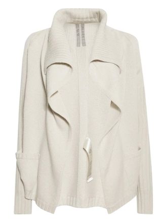 Rick Owens shawl cardigan - Neutrals