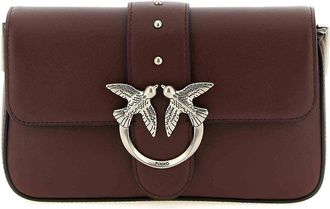 Pinko Mini Love Slouchy Shoulder Bag