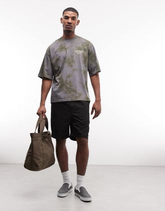 Carhartt Work in Progress Radiate - T-shirt verde tie-dye