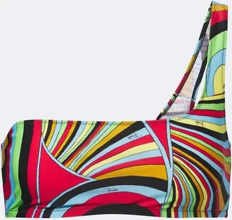 Pucci Iride one-shoulder bikini top