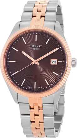 Tissot Ballade Quartz Brown Dial Mens Watch T1564102229101