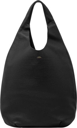 A.P.C. Le Neige Tote Bag - Dames - Shoppers - Zwart - ONE Size - Leer - Tassen